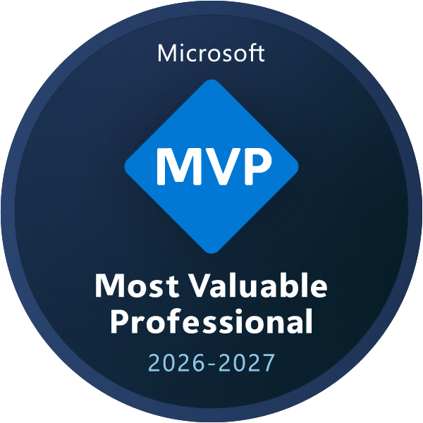 Microsoft Most Valuable Professional 2026-2027 award badge