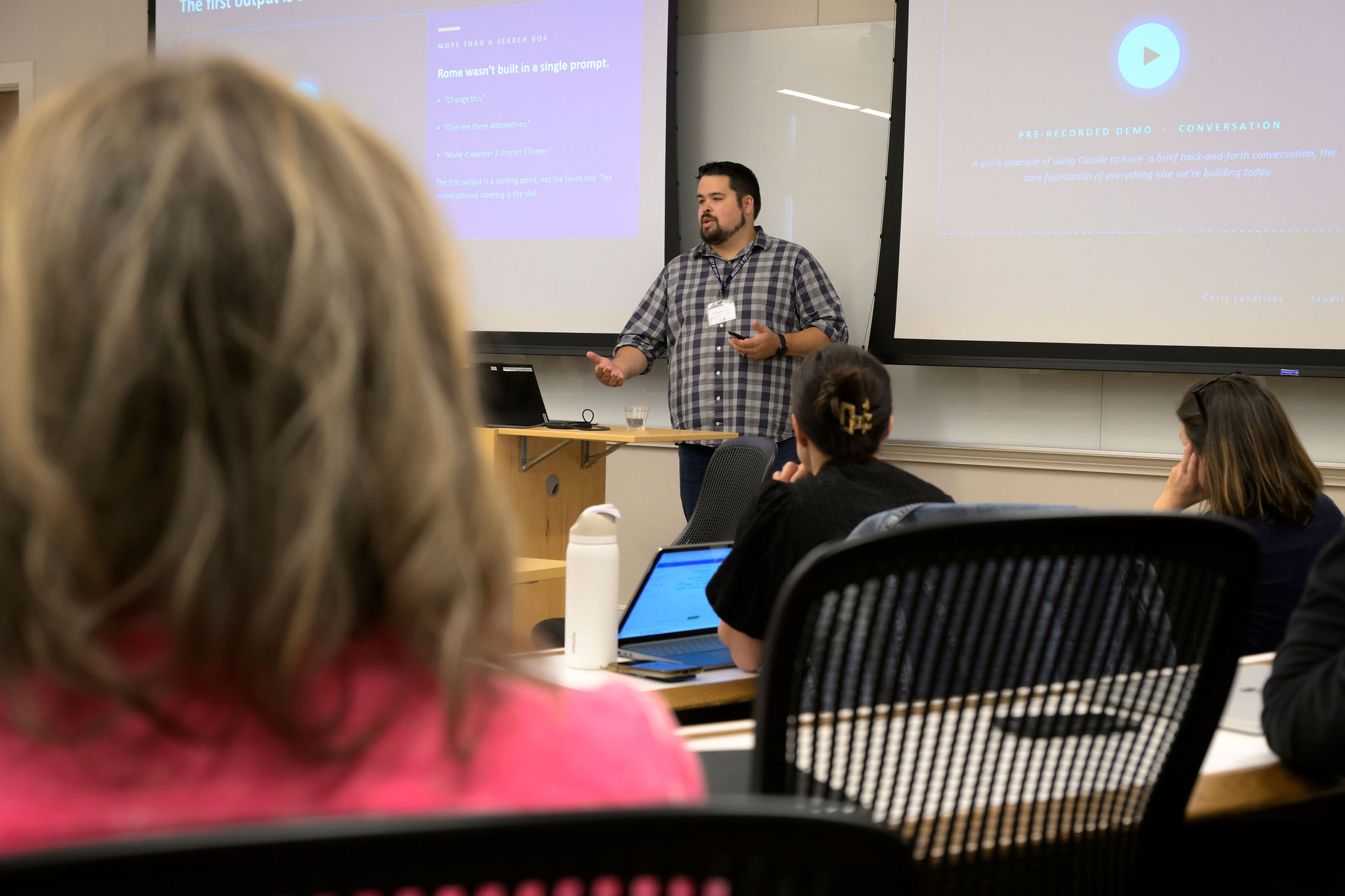 Chris Landtiser presenting at the National Catholic Education & AI Conference, June 2026